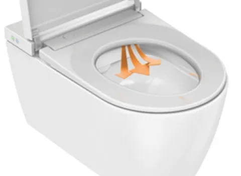 Duravit WC mit Warmlufttrockner